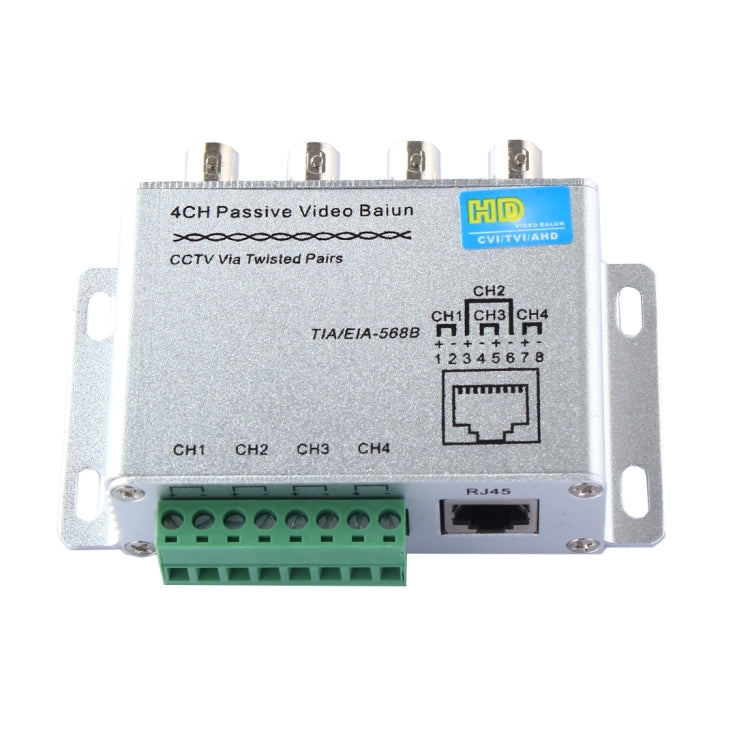 HD204A HD-CVI/TVI/AHD CCTV 4CH Passive Video Balun, HD204A HD204A HD-CVI/TVI/AHD CCTV 4CH Passive Video Balun, HD204A